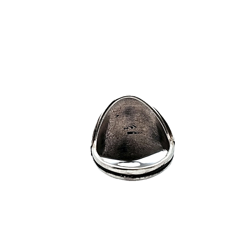 Sterling Silver Malachite Ring