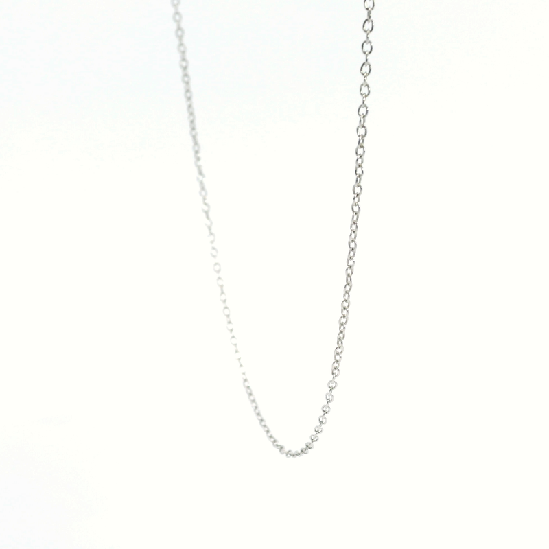 Sterling Silver Cable Chain 18"