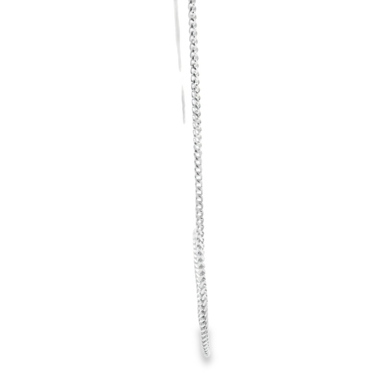 10K WG Diamond Cut Wheat Chain 16"