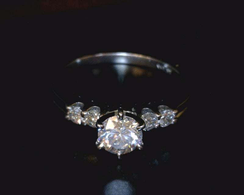 14K WG CLASSIC DIAMOND ENGAGEMENT RING