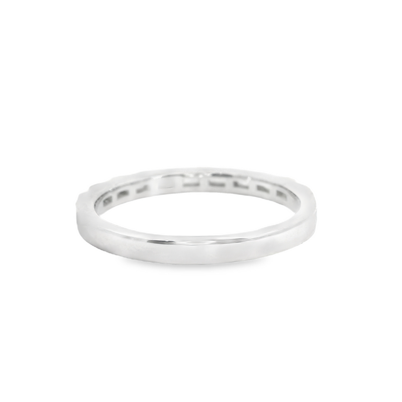 14K WG Baguette Cut Diamond Band