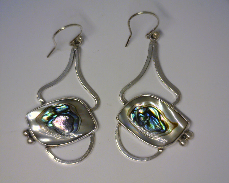 SS ABALONE EARRINGS