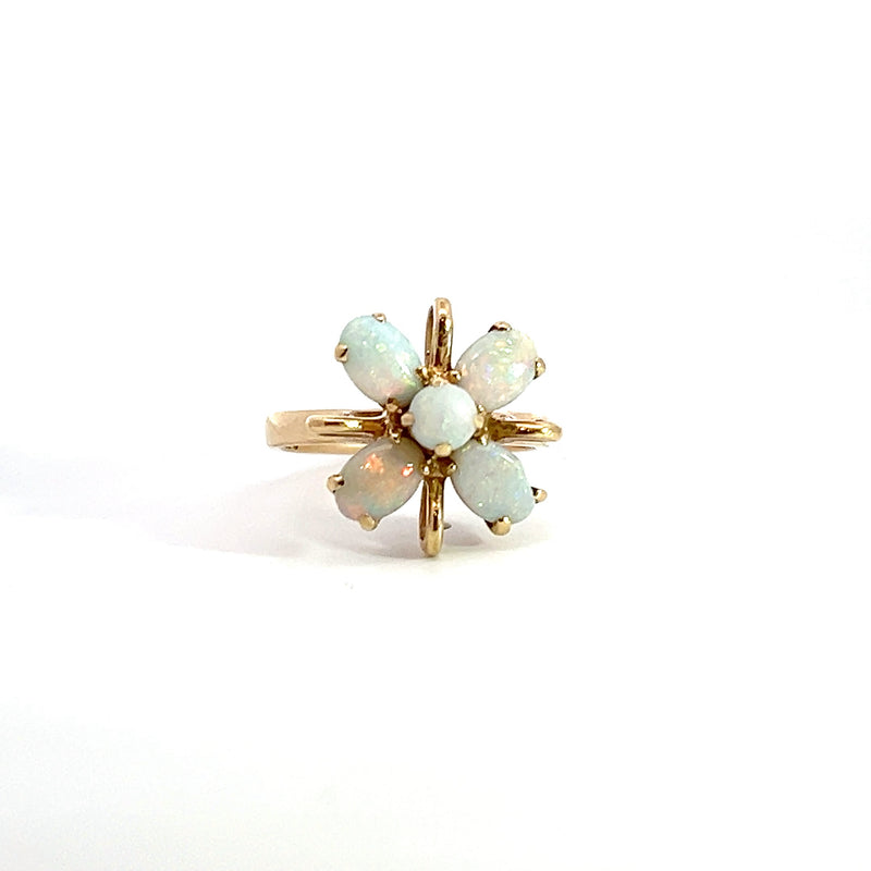 14K YG Opal Ring