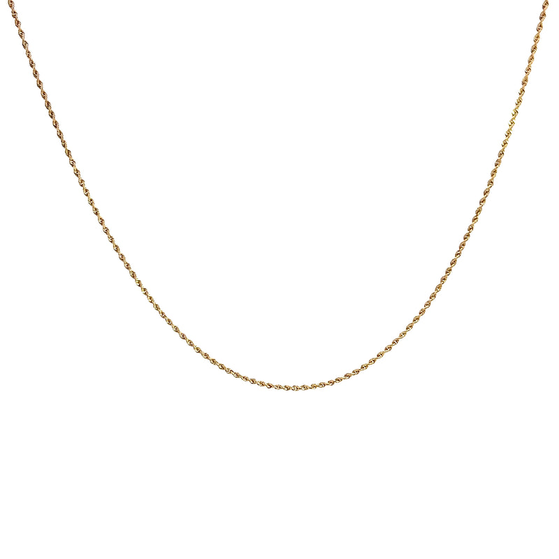 14K YG Rope Chain 16