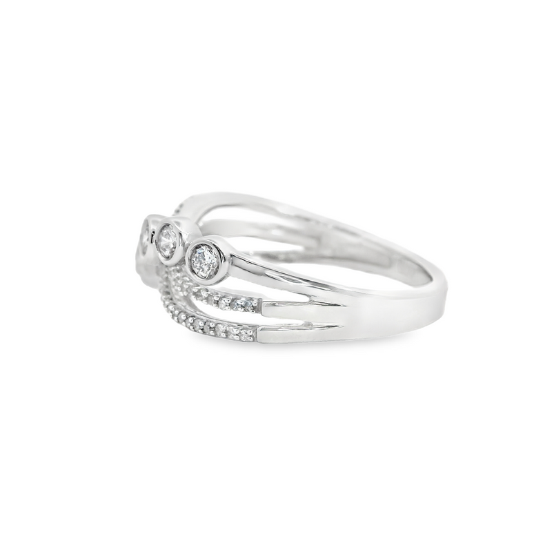 10K WG Diamond Fashion Ring