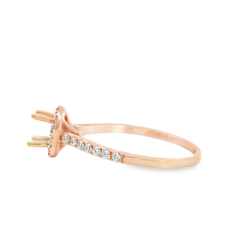 14K RG HALO MOUNTING