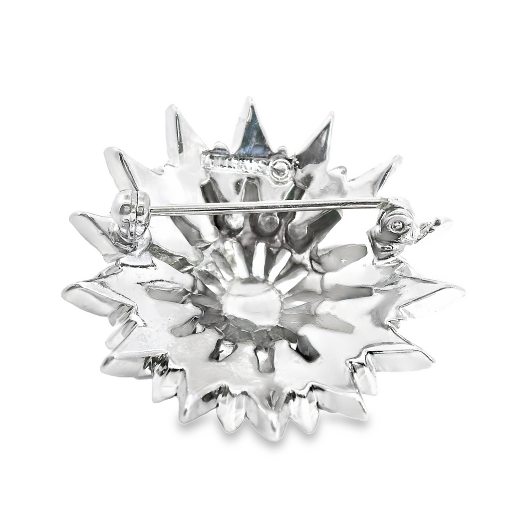 CZ Costume Brooch