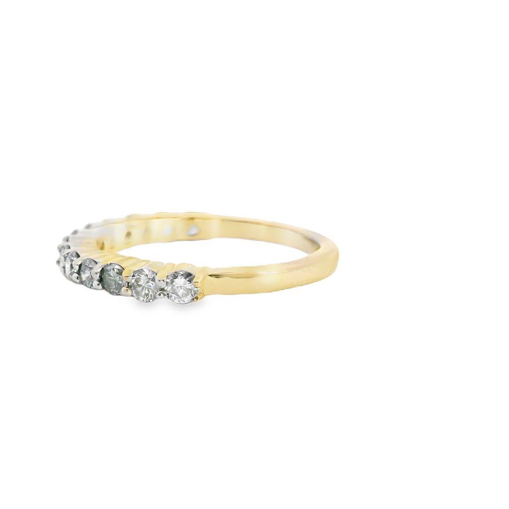 14K YG LAB GROWN DIAMOND Band