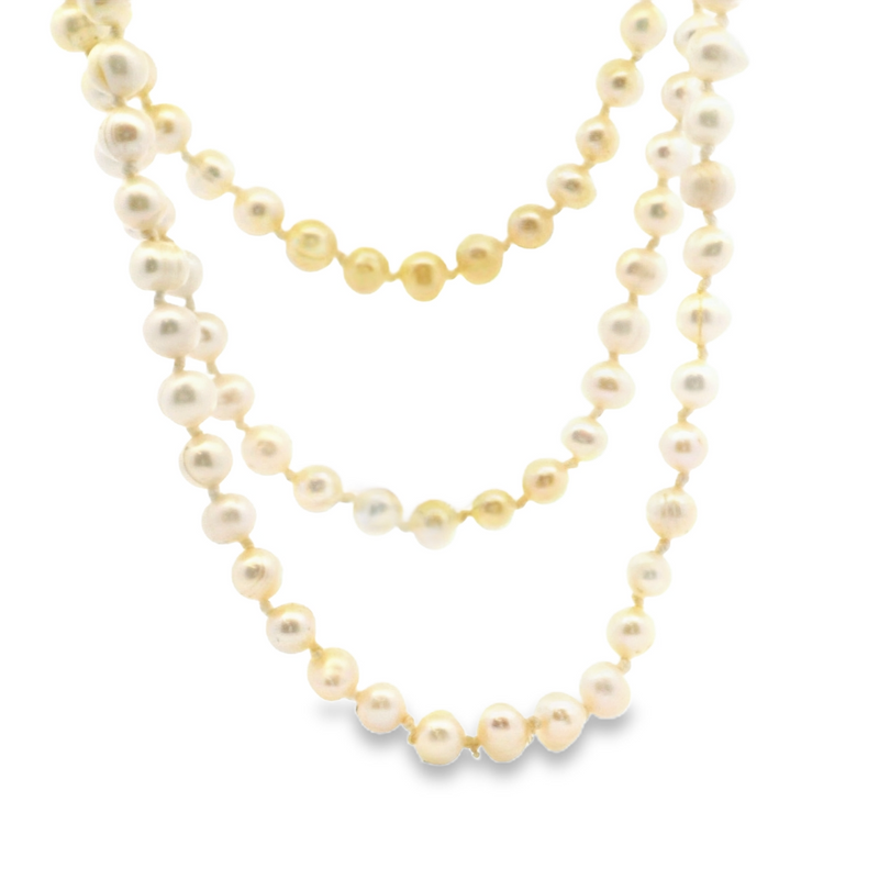 14K YG Freshwater Pearl Strand 18"