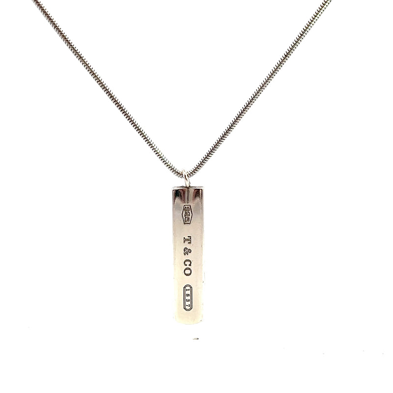 Tiffany & Co. 1837 Bar Pendant