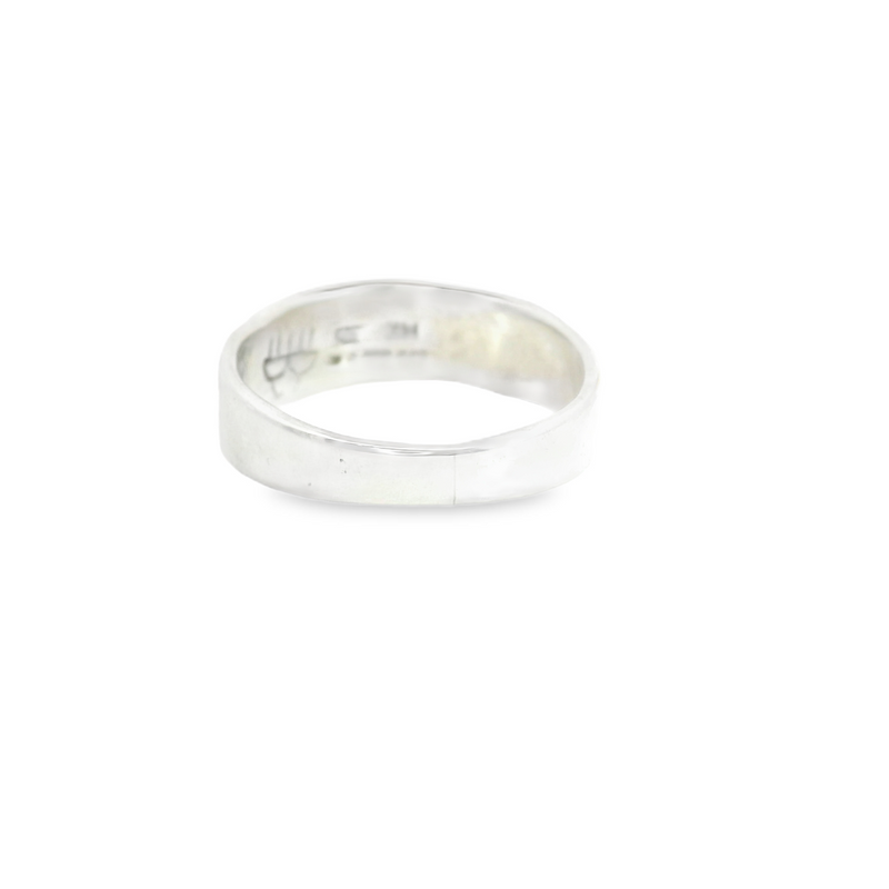 Sterling Silver & 14K YG Band