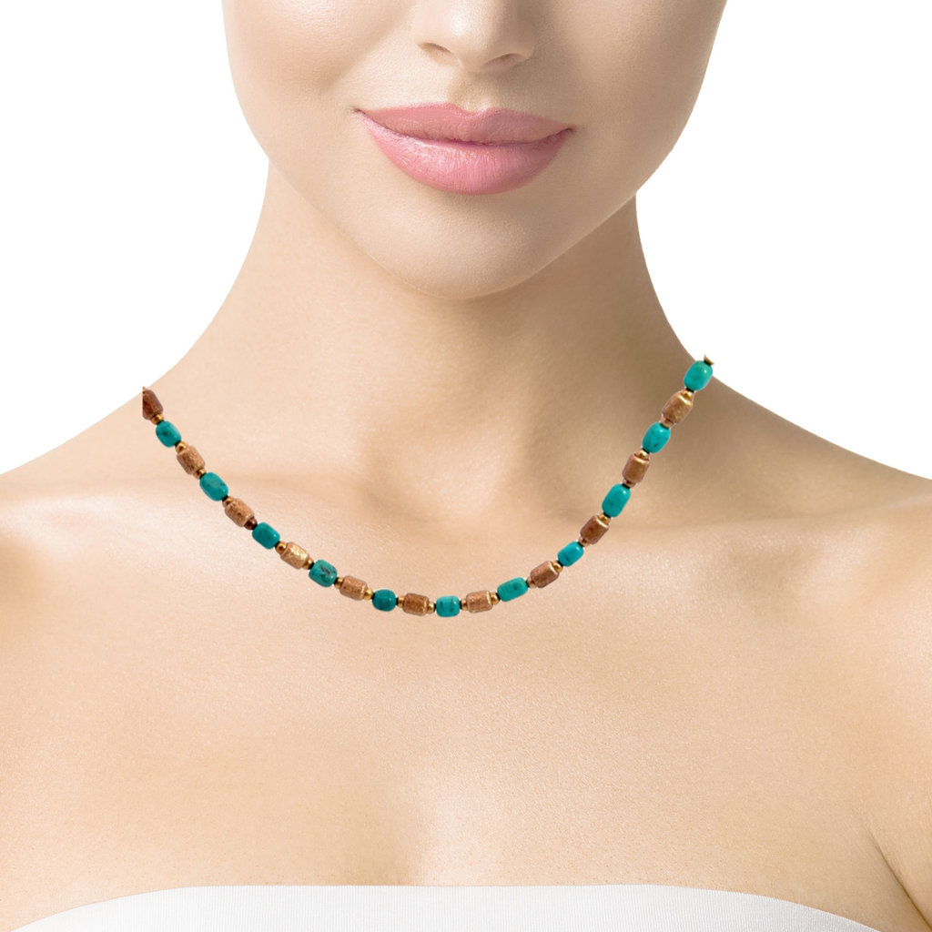 Bronze Milor Turquoise Necklace