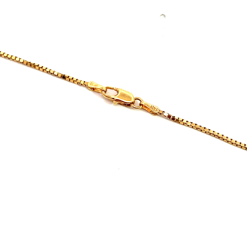 14K YG Box Chain 20"