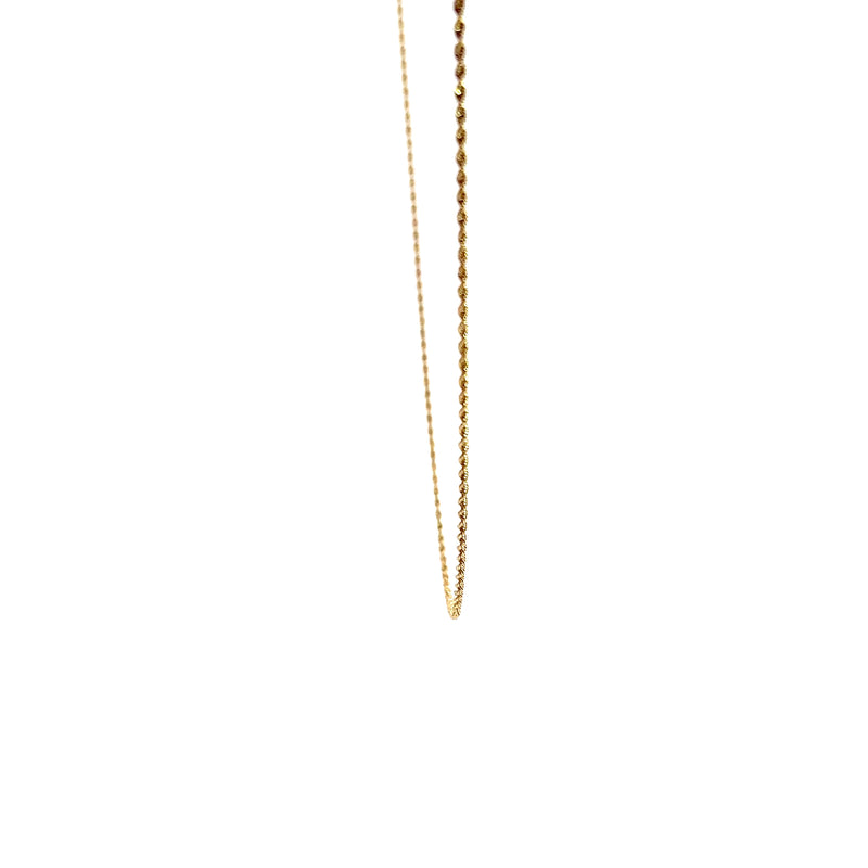 14K YG Rope Chain 16"