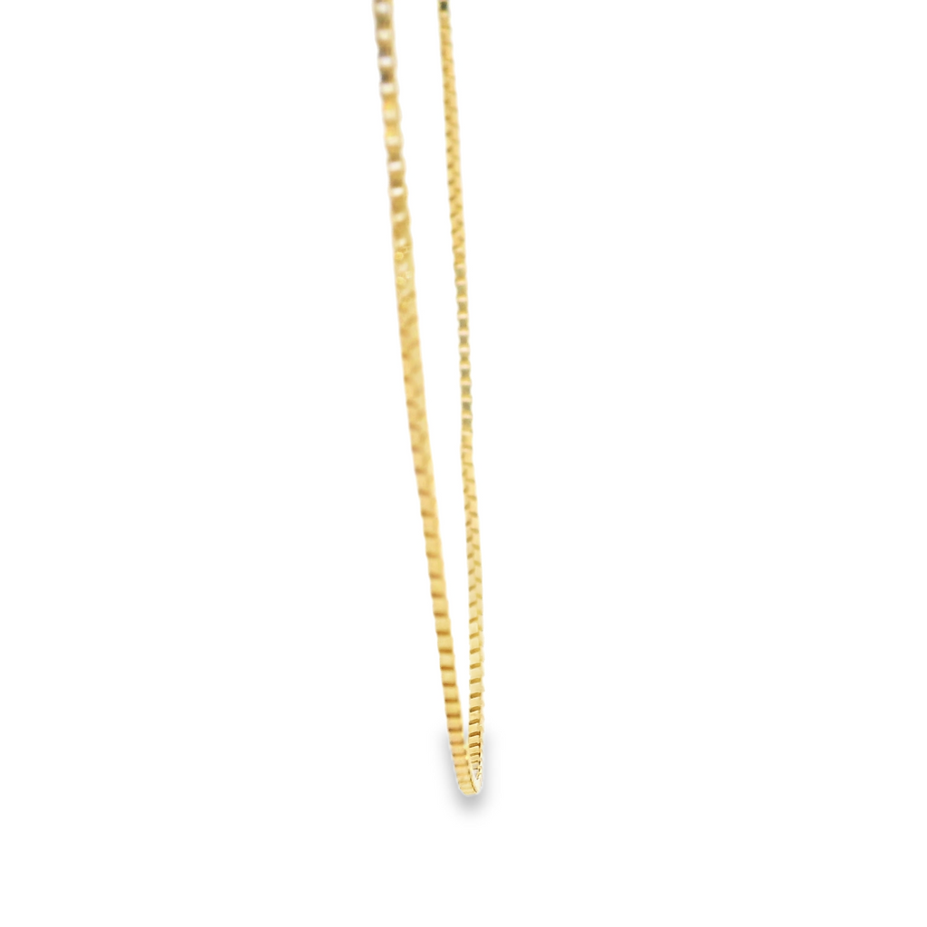 14K YG Box Chain 21"