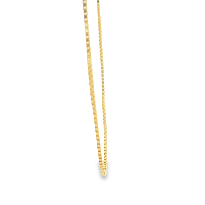 14K YG Box Chain 21"
