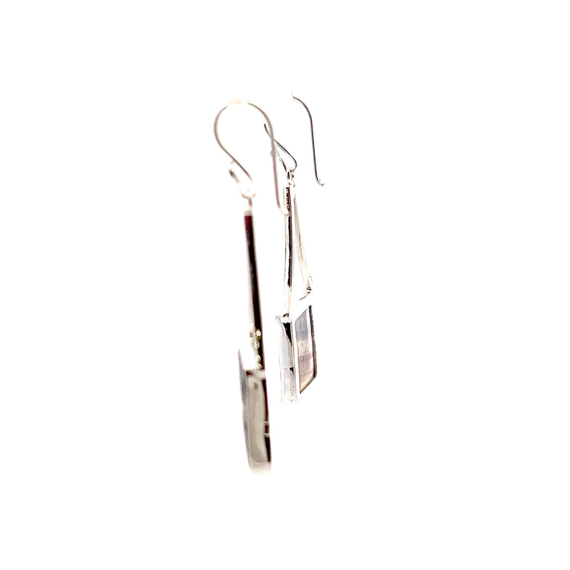 Sterling Silver Fluorite Earrings