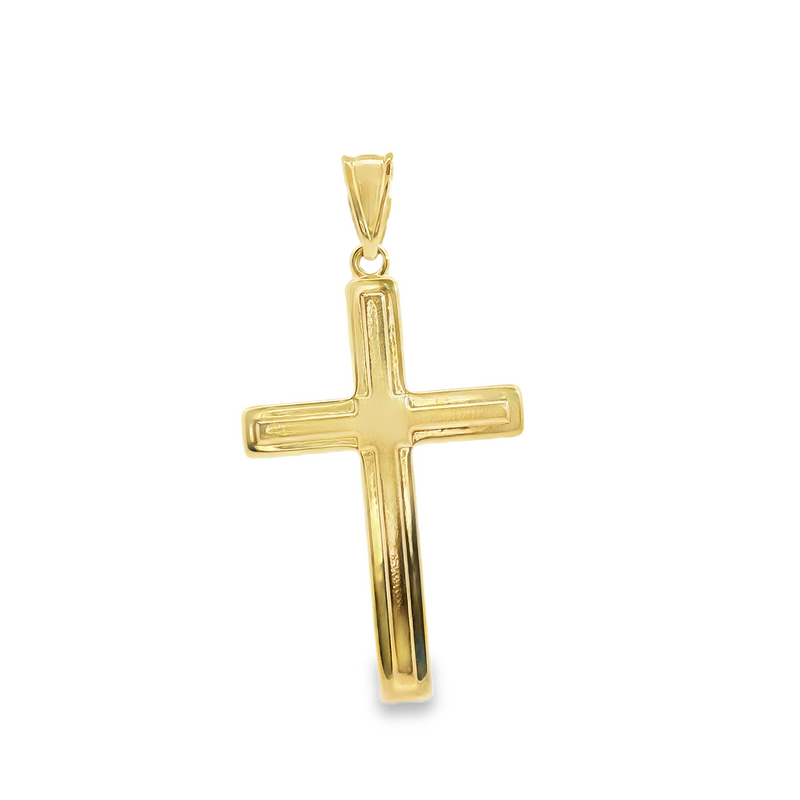 14K YG Cross Pendant