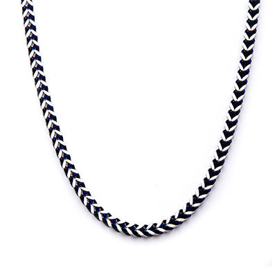 Stainless Steel Blue IP Franco Chain