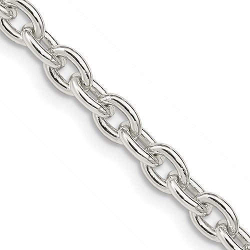 Sterling Silver Cable Chain 4.5mm 20"