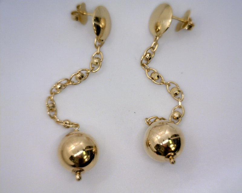 18K YELLOW GOLD PLATED DANGLE