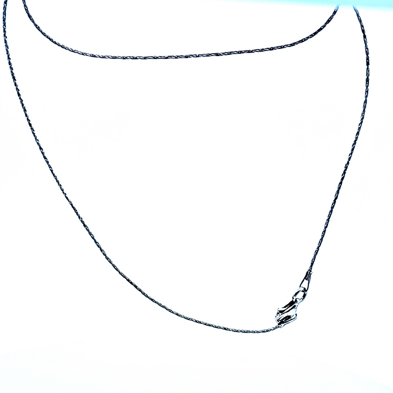 Sterling Silver 18" Barrel Style Chain