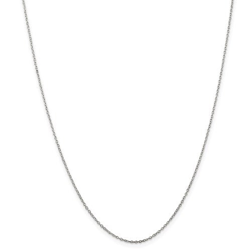 STERLING SILVER CABLE CHAIN AN