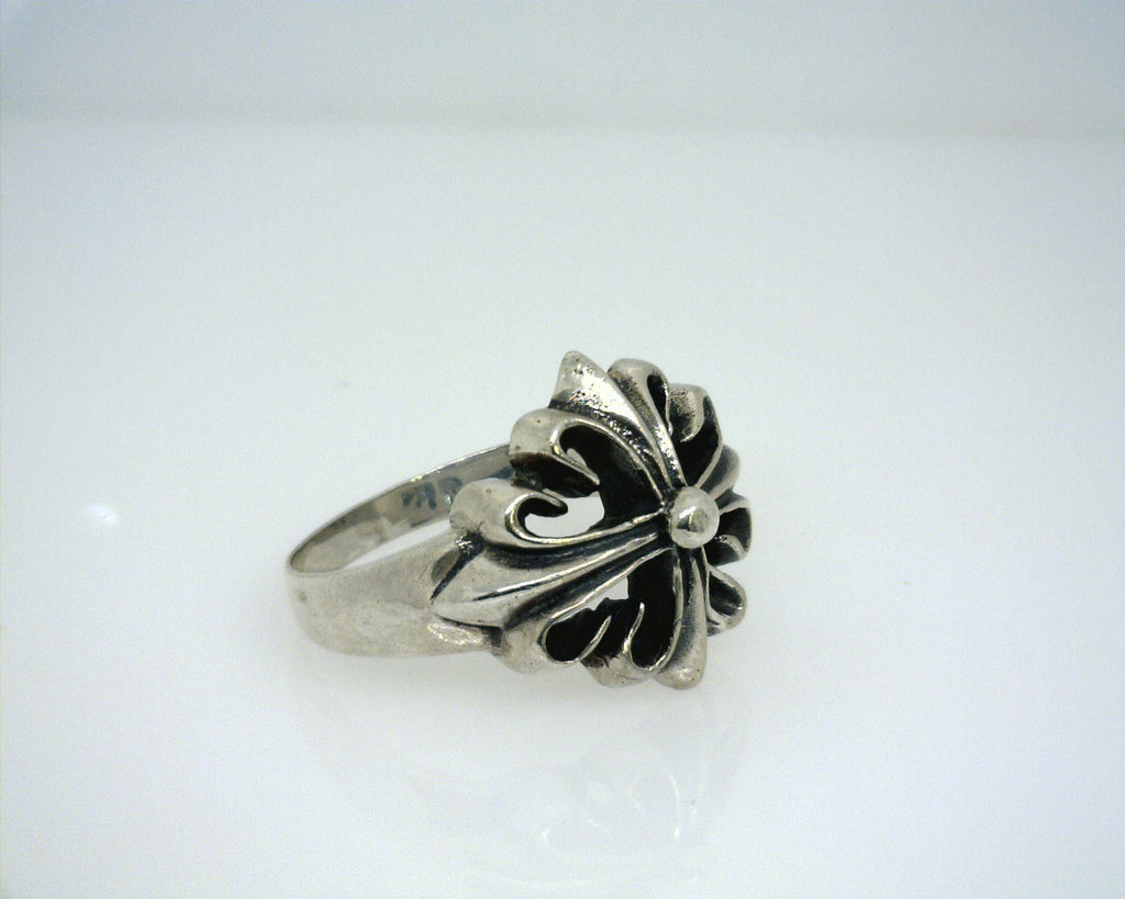 Sterling Silver Ornate Ring Size
