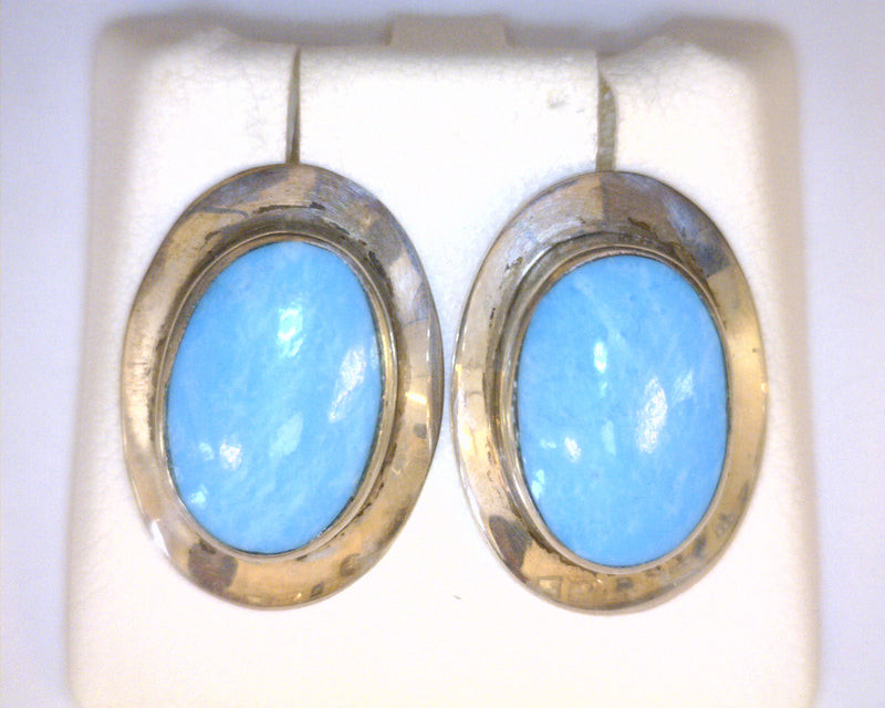 SS TURQUOISE EARRINGS