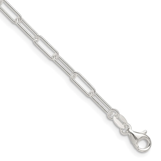 Sterling Silver 3MM Paperclip Chain 16"