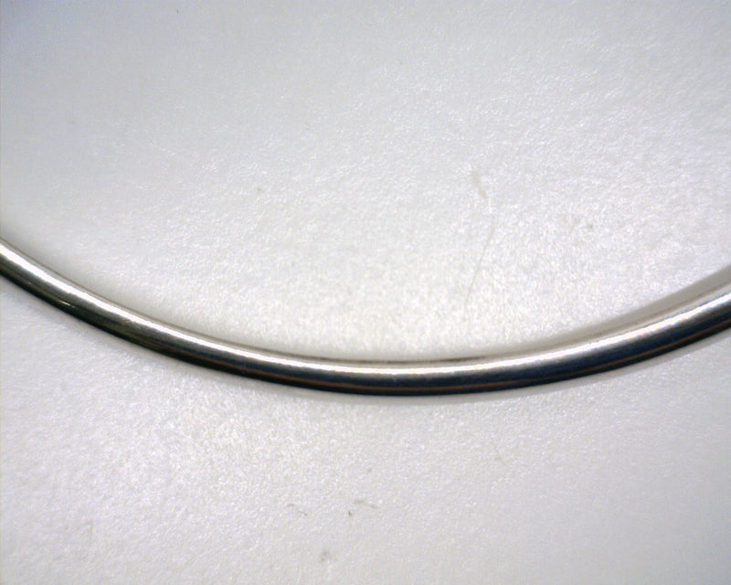Sterling Silver Collar Necklace 6mm wide