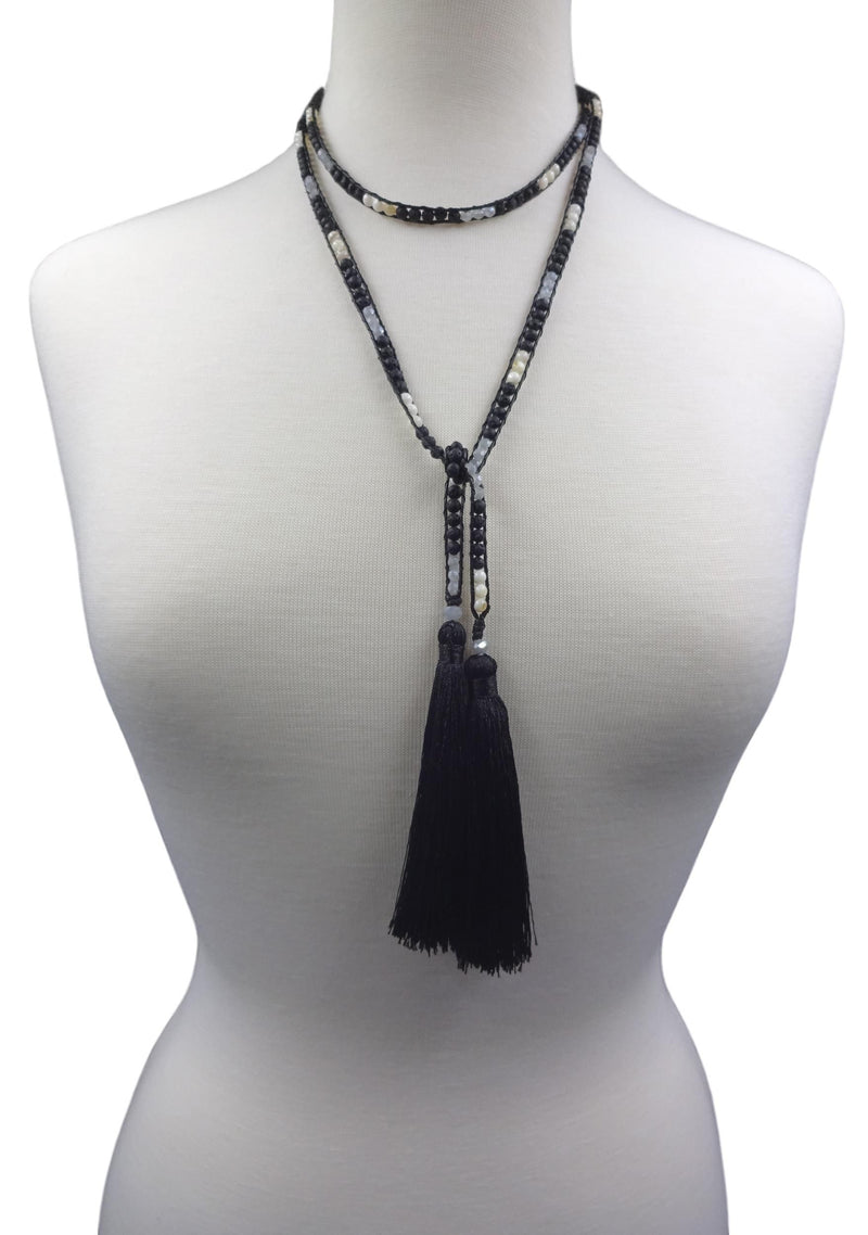 PEARL TASSLE NECKLACE