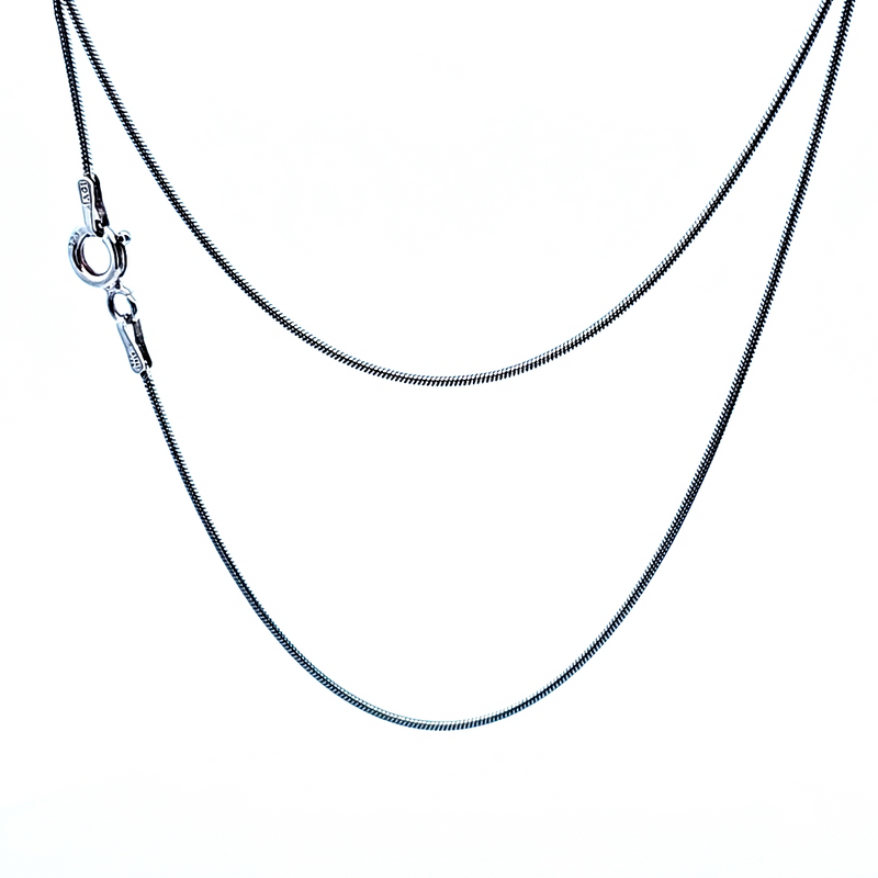 Sterling Silver 18" Snake Chain