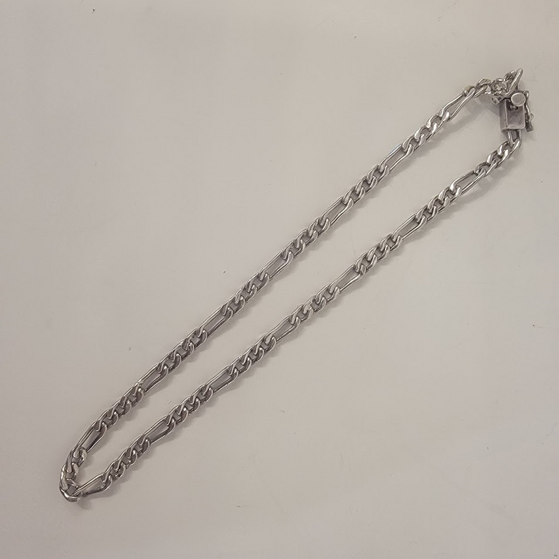 Sterling Silver Figaro Link Chain 17