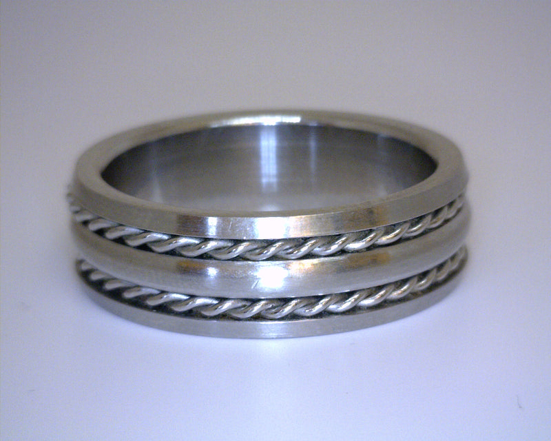 STAINLESS STEEL WEDDING BAND S
