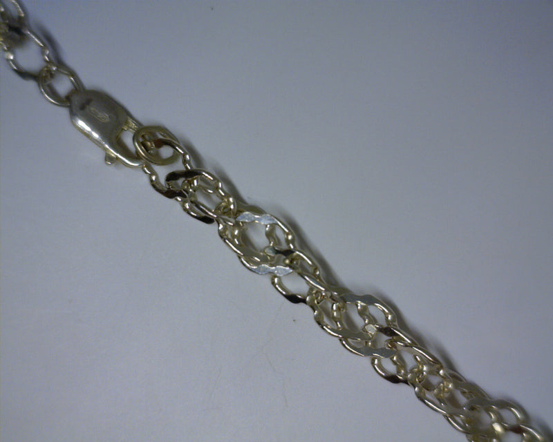 STERLING SILVER 24" LINK CHAIN