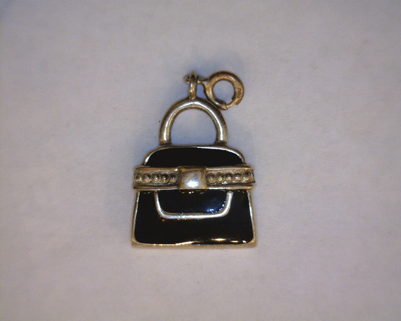 STERLING SILVER PURSE CHARM