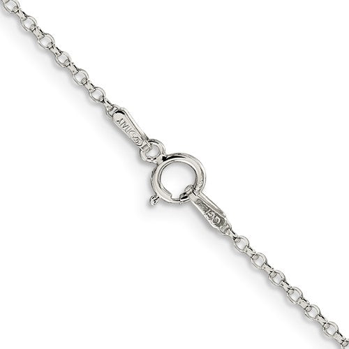 Sterling Silver Cable Chain 14"