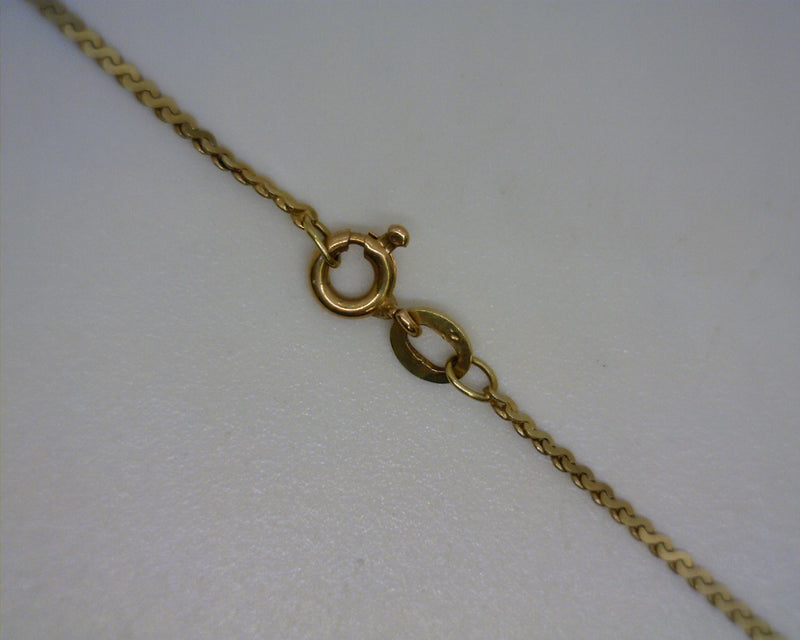 14K YELLOW GOLD S-LINK STYLE CHAIN