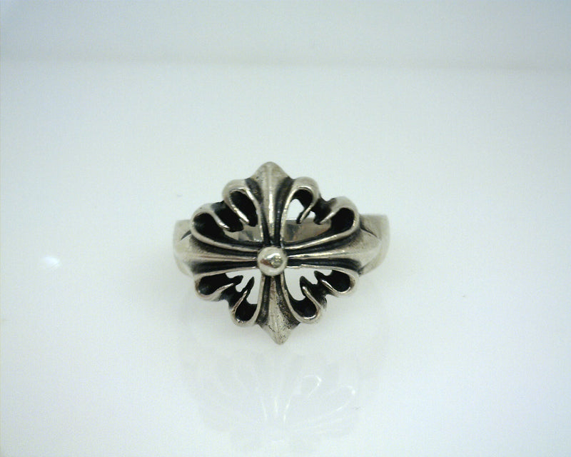 Sterling Silver Ornate Ring Size