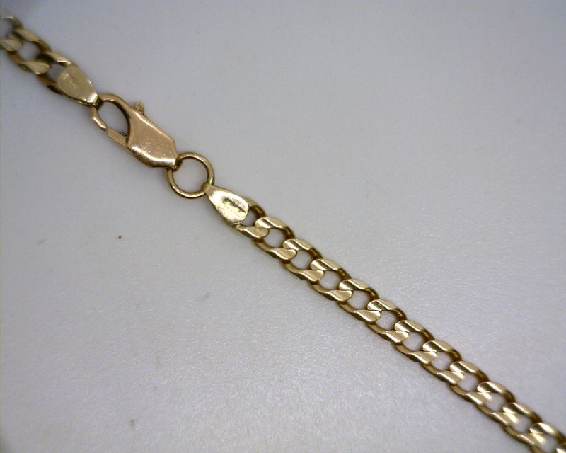 14K YELLOW GOLD 30" CURB LINK