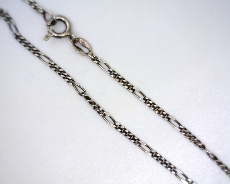 Sterling Silver Figaro Chain 18
