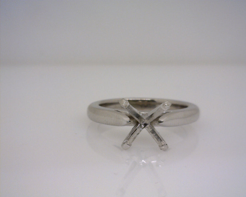 14K WG Solitaire Ring Setting