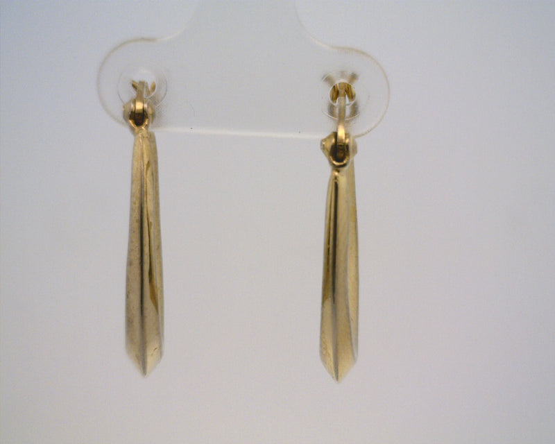 Sterling Silver & Gold Plated Hoop Earrings